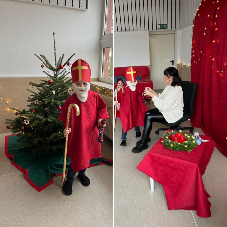 St. Nikolaus besucht die Kita St. Barbara